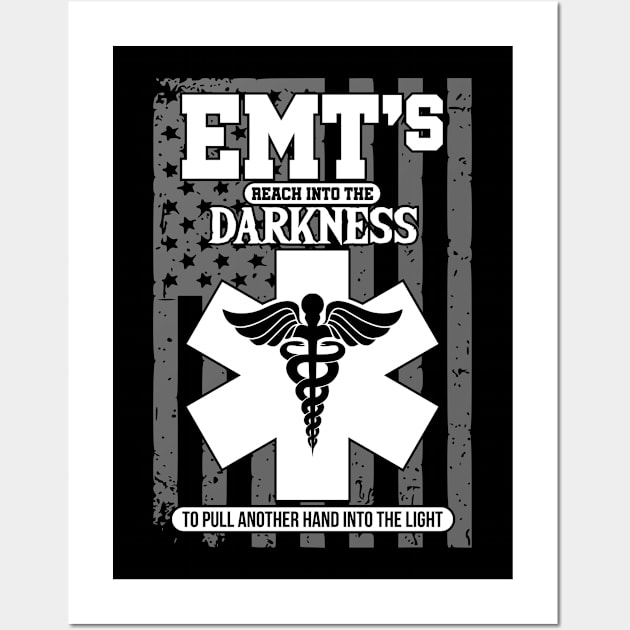 EMT Emergency medical technician Wall Art by Caskara